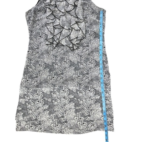 ECI New York Ruffle Bib Halter Dress sz 6 - Picture 11 of 14